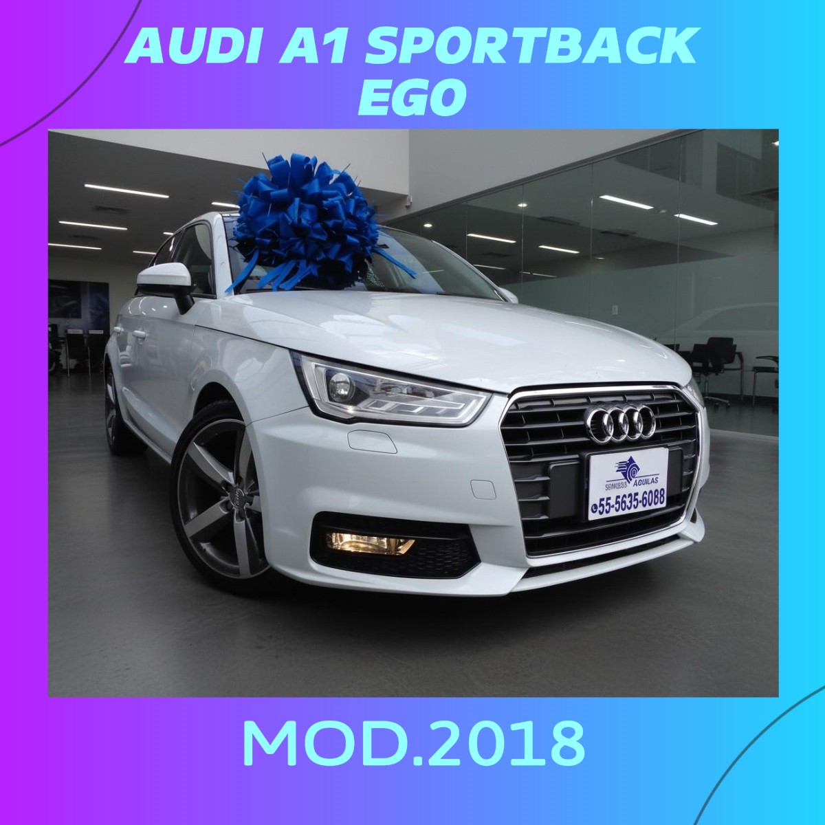 AUDI A1 EGO HATCH BACK 1.4L TURBO 125 H.P. S-TRONIC AUTOMÁTICO,