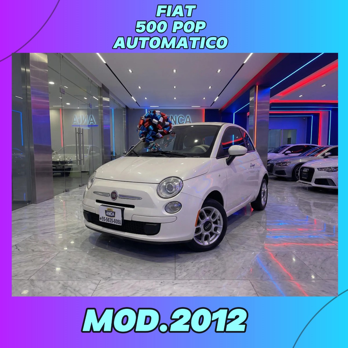 FIAT 500 POP 1,4L. AUTOMÁTICO.