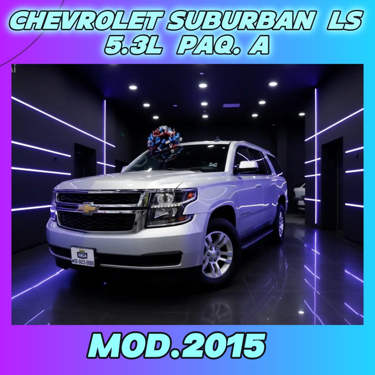 CHEVROLET SUBURBAN LS AUTOMÁTICA, "8 PASAJEROS"