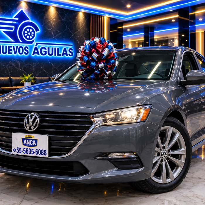 Volkswagen en showroom de lujo CHAT GPT